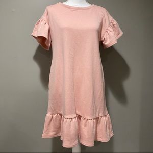 LOFT Flounce Tee Dress